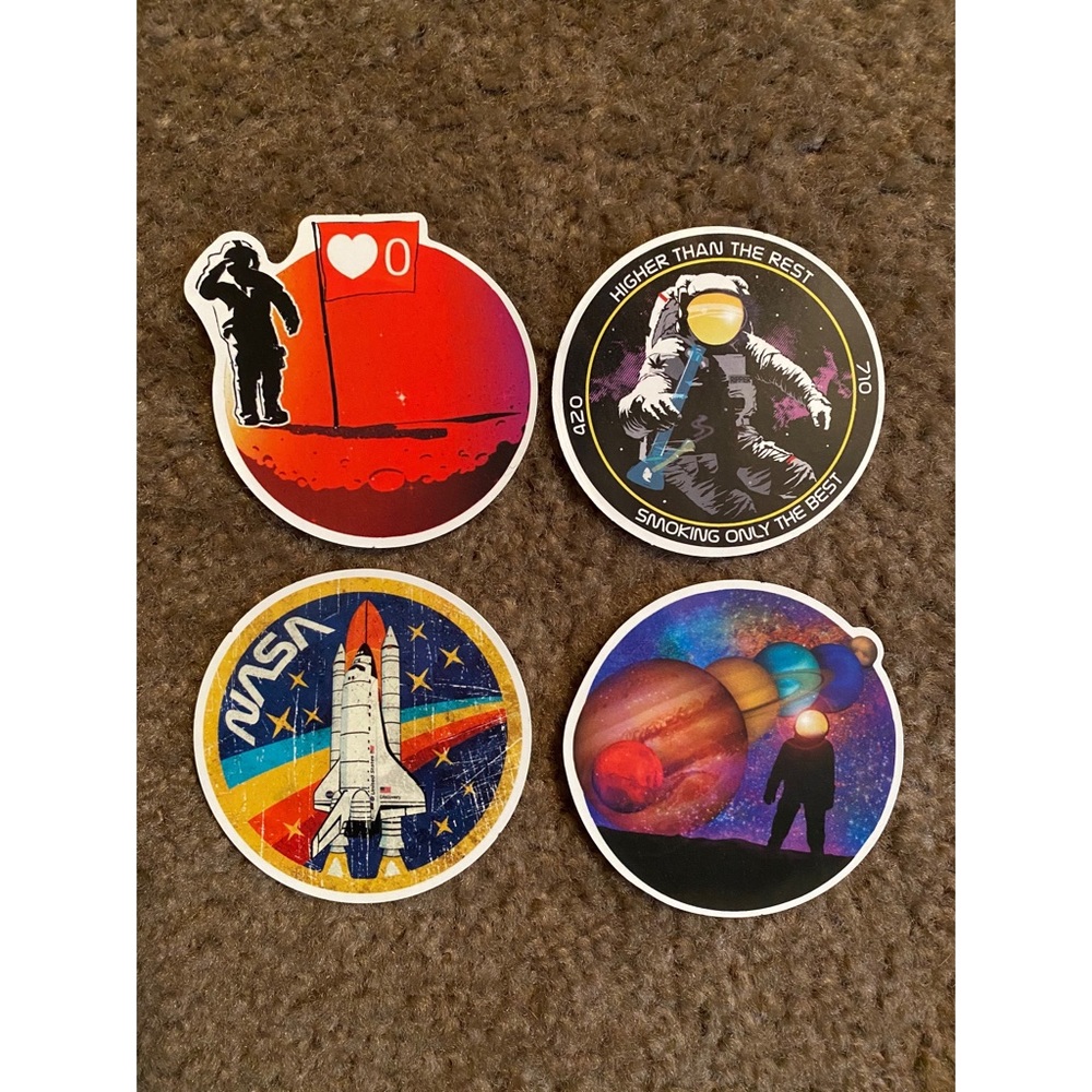 Astronaut/Space Stickers